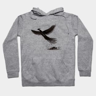 Phoenix raising from the ashes Hoodie